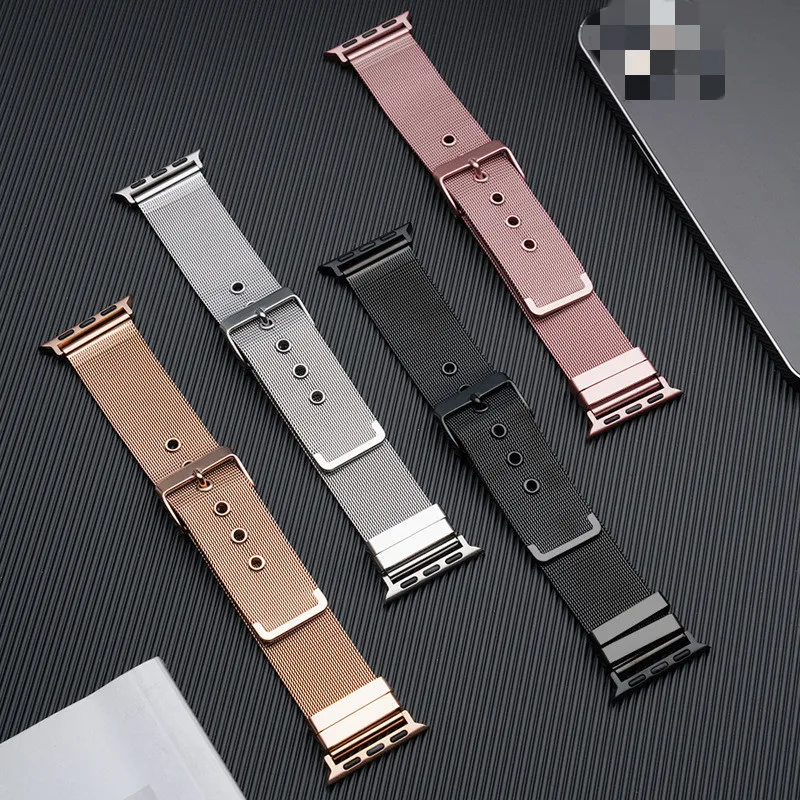 Stainless Steel Strap For Apple watch band 40mm 44mm 45mm 41mm Metal correa Bracelet belt iwatch series 7 6 5 SE 8 Ultra 49mm