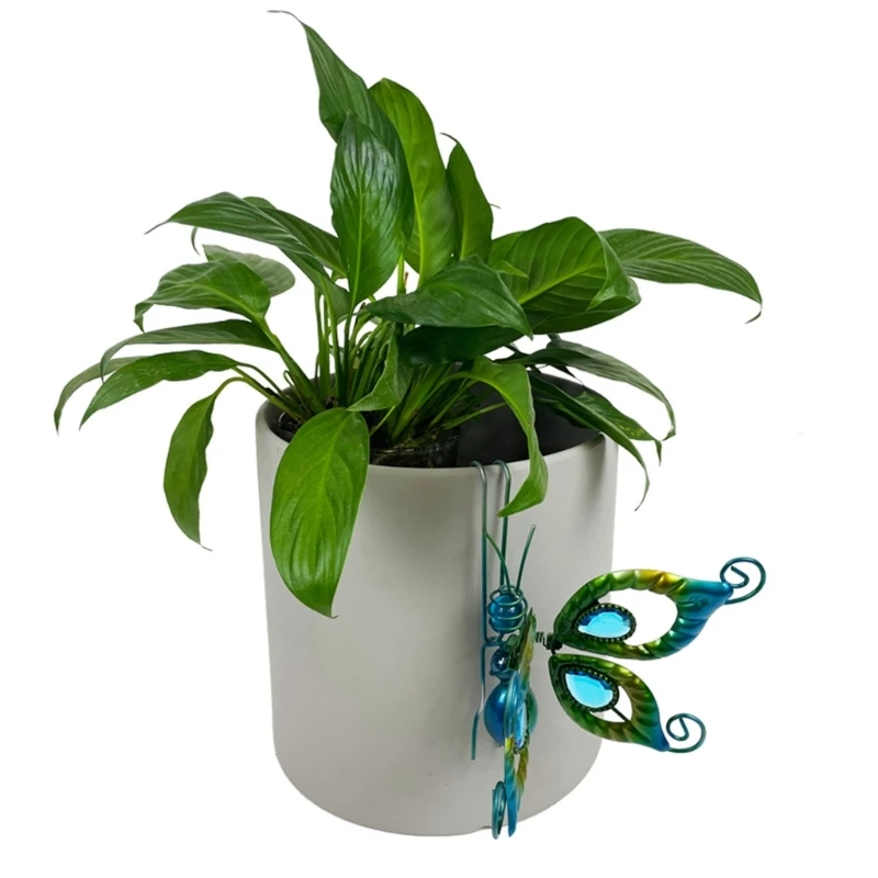 X6HD Бабочки Настенные декоры Цветочные горшки Крытый и открытый для суккулентов