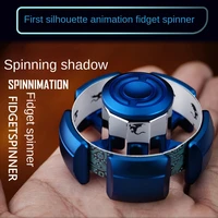 spinning fingertip gyro tc4 titanium alloy portable decompression handle portable metal toy gift edc