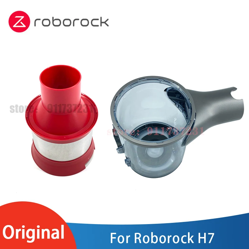 Original Roborock H7 Spare Parts, Cyclone Vacuum Module Multi Cone Dust Cup Dust Bucket Accessories for H7
