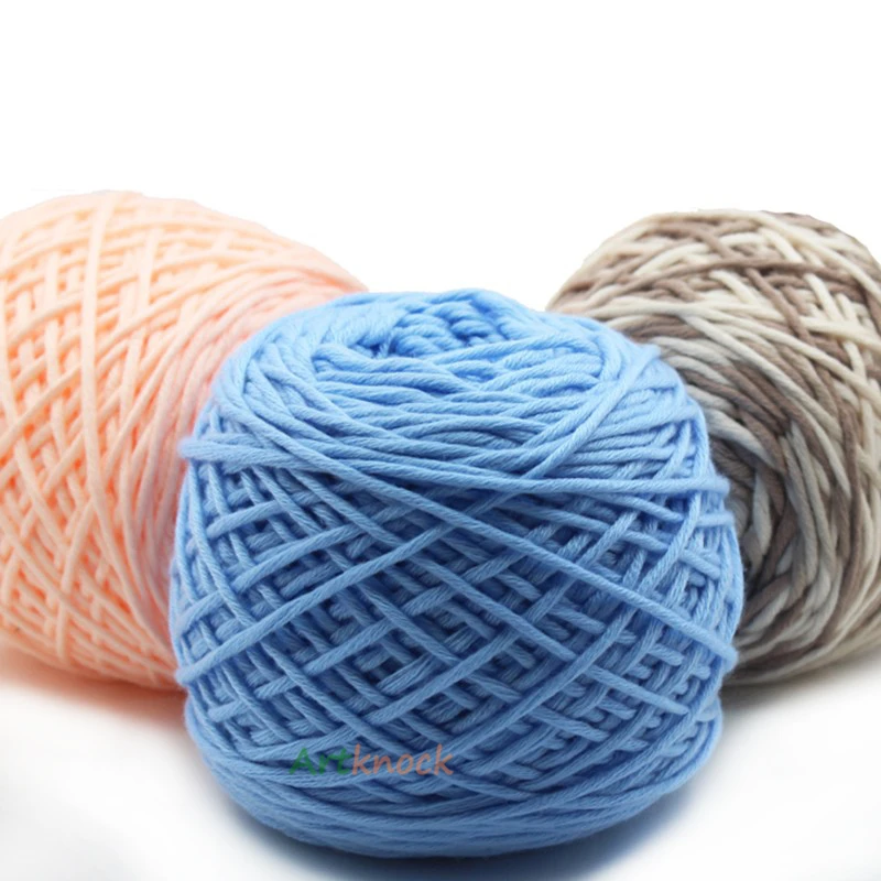 

1pc 200g Thick Yarn Cotton Yarn Big Ball Yarn for Knitting Sweaters Socks Crochet Ilos Para Tejer Baby Sweater Hat