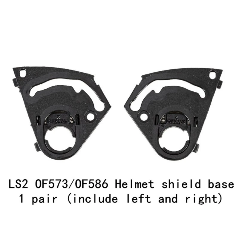 

Replace Shield Faceshields Motorbike Helmet Fix Bracket Compatible for OF573 OF586 Helmet Screen Lens Mounting Base 2pcs