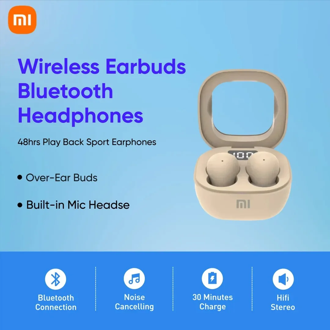 Фото Xiaomi SK19 Беспроводные Bluetooth 5.3 Мини-наушники HIFI Наушники с шумоподавлением HD Call Удобные наушники №3