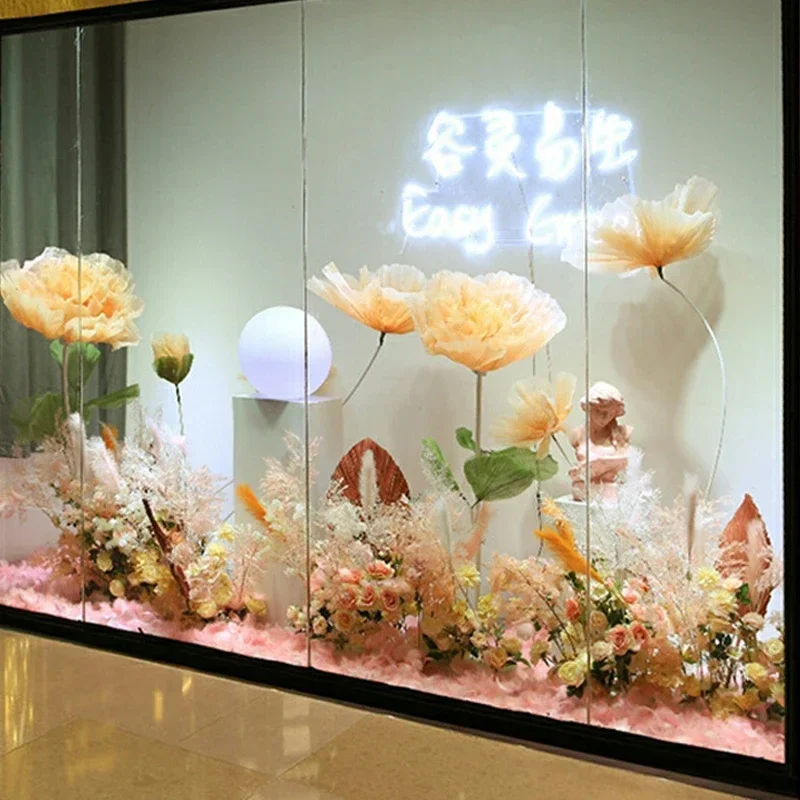Свадебное освещение цветок искусственное с автоматическим открыванием и