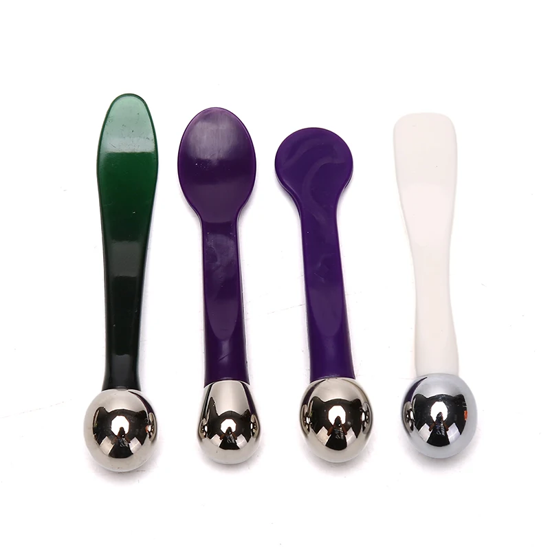 

1pcs 5.8x1.2cm Eye Cream Applicator Anti Eye Massager Stick Metal Spatula Beauty Care