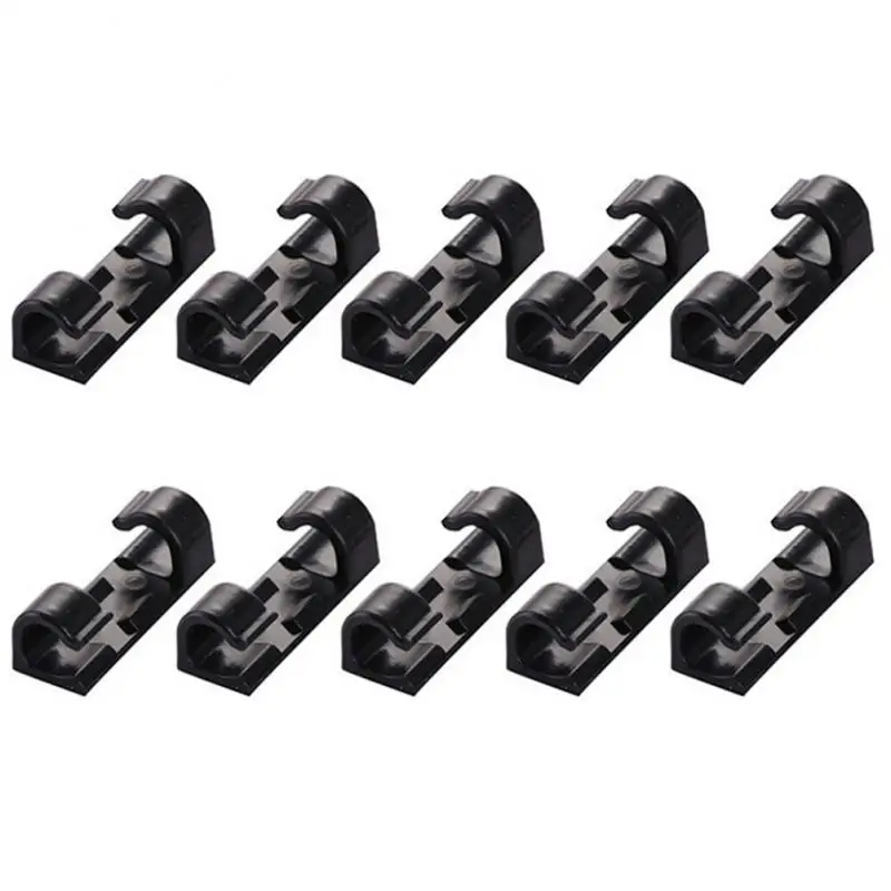 

Самоклеящееся устройство для управления кабелями 20 шт. аккуратный фиксированный зажим шпуля для передачи данных Аксессуары для рабочего с...