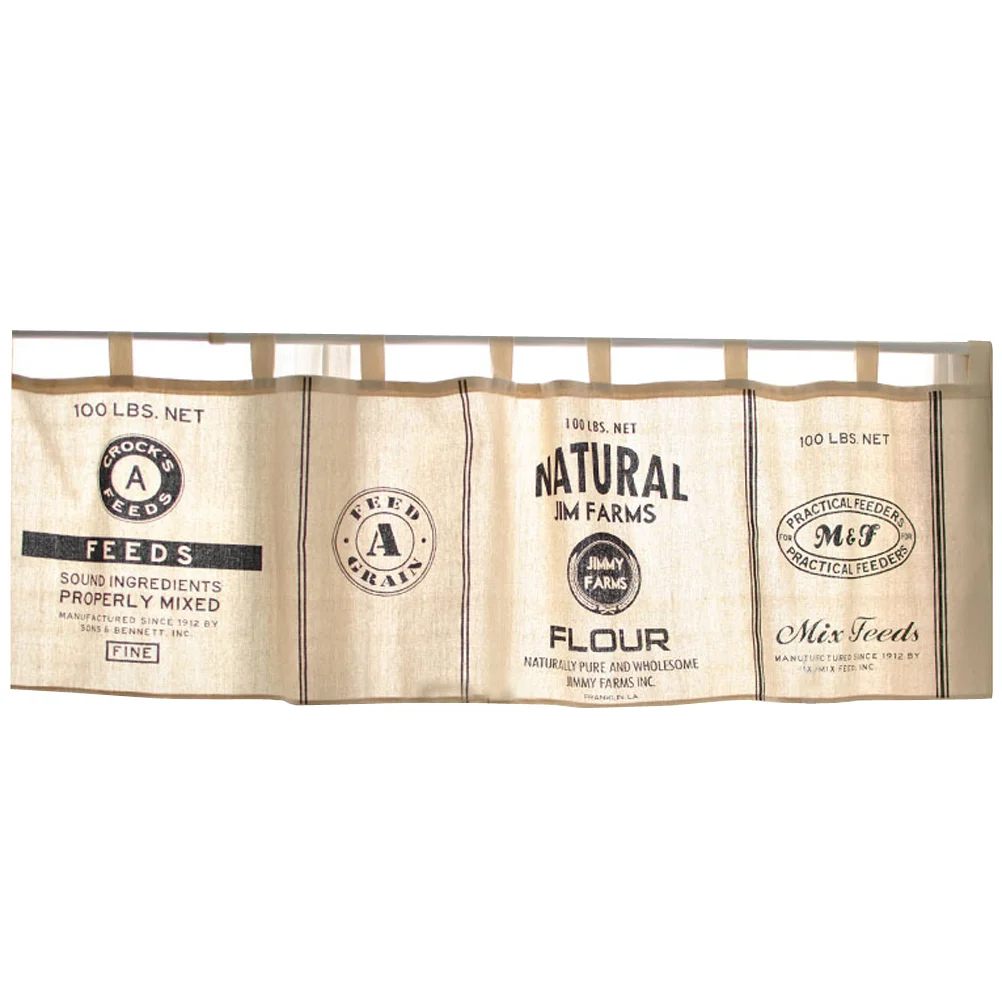 

Kitchen Curtains Valances Window Windows Short Curtain Farmhouse Valance Cotton Country Rustic Vintage Half Coffee Sets Bathroom