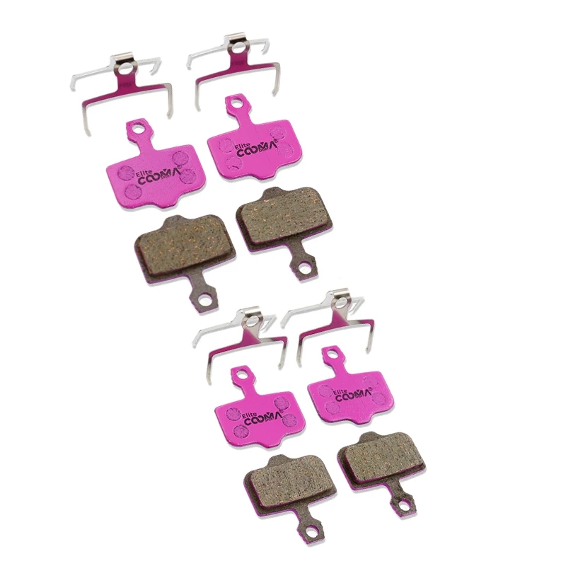 COOMA SPORT 4 Pairs Ceramic Bicycle Disc Brake Pads for SRAM DB LEVEL AVID Elixir R CR Mag 1/3/5/7/9 X.0 XX