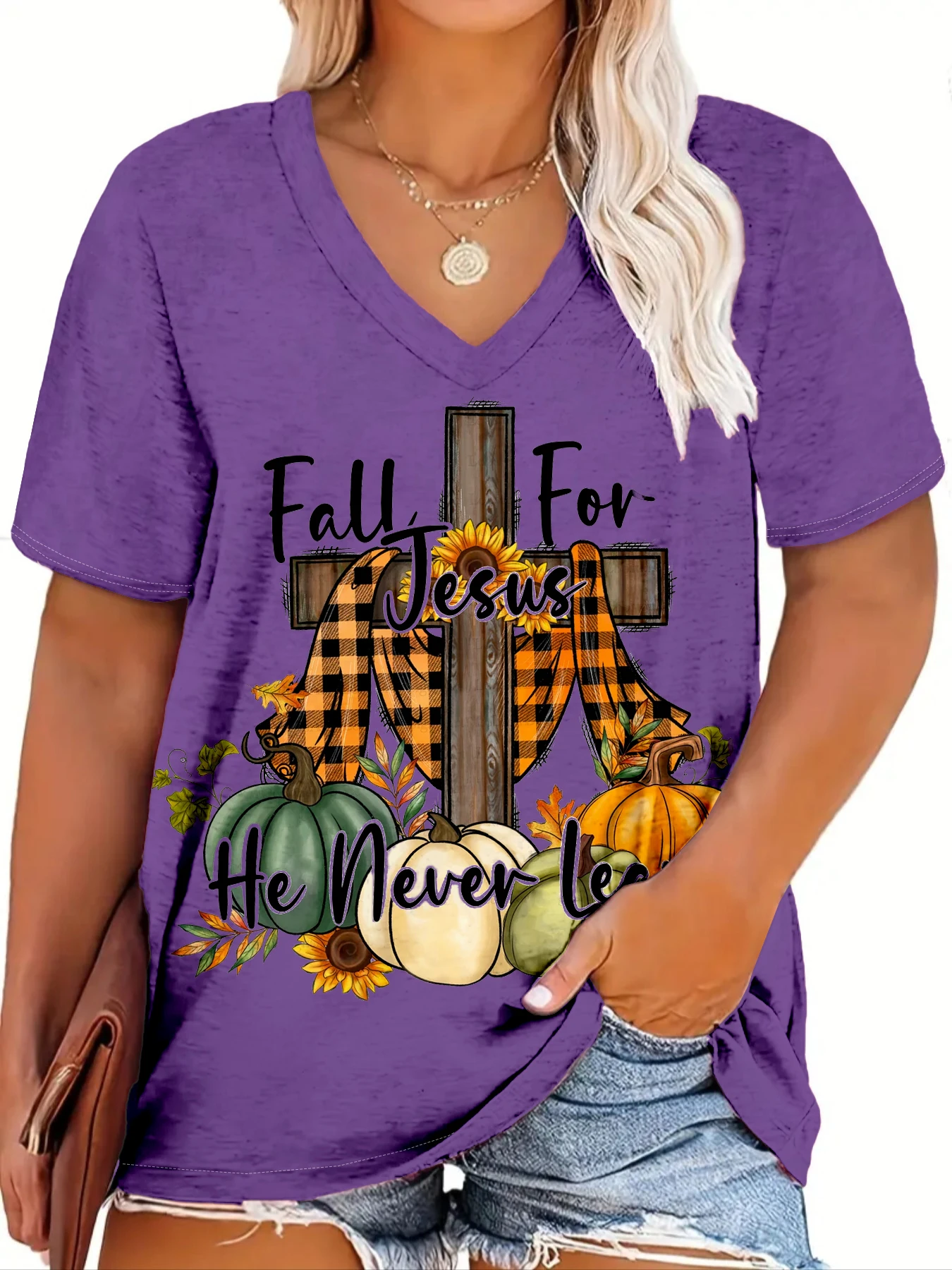 Женская футболка с принтом на Хэллоуин размеры 1-5XL