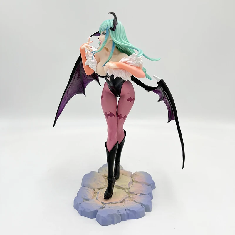 23cm Darkstalkers Bishoujo Morrigan Aensland Sexy Anime Figure Vampire Hunter Action Adult Model Doll Toy |