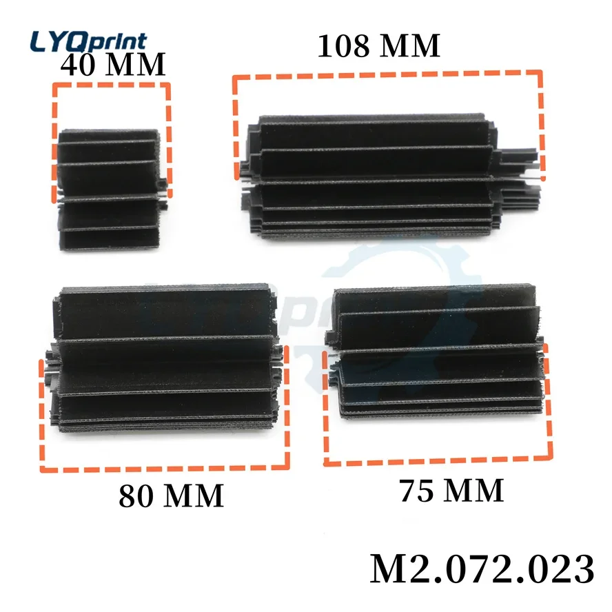 Печатная машина высшего качества сильфон черный M2.072.023 длина 80 мм для