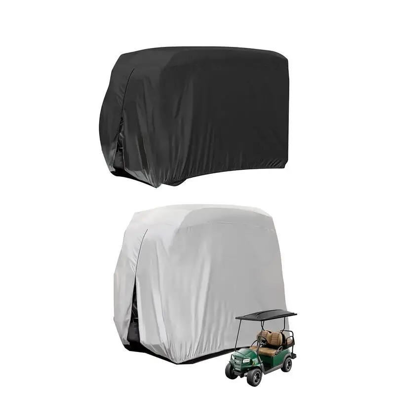 

Golf Cart Cover Outdoor Windproof Four-seat Golf Cart Sunscreen Dust Cover Golf Cart Cover Accessories