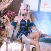 2022 new genshin impact anime peripheral gauze orchid condensed light liyue skin womens summer cosplay equisite clothing