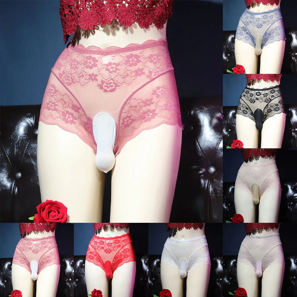 

Mens Transparent Panties Issy Pouch Erotic Lingerie Sexy Lace Sheer Briefs Gay Underwear Knickers Scrotum Bulge Underpants