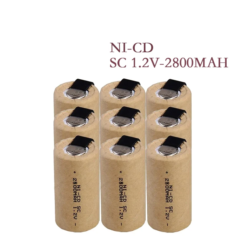 

Free ShippingSC 2800mah 1.2v Battery NI-CD Rechargeable Battery Suitable for Makita Bosch B&D Hitachi Metabo Dewalt Electric Scr