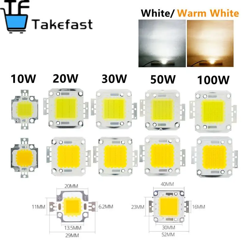 Светодиодные лампы высокой мощности XIASONGXIN белого цвета/теплого цвета со
