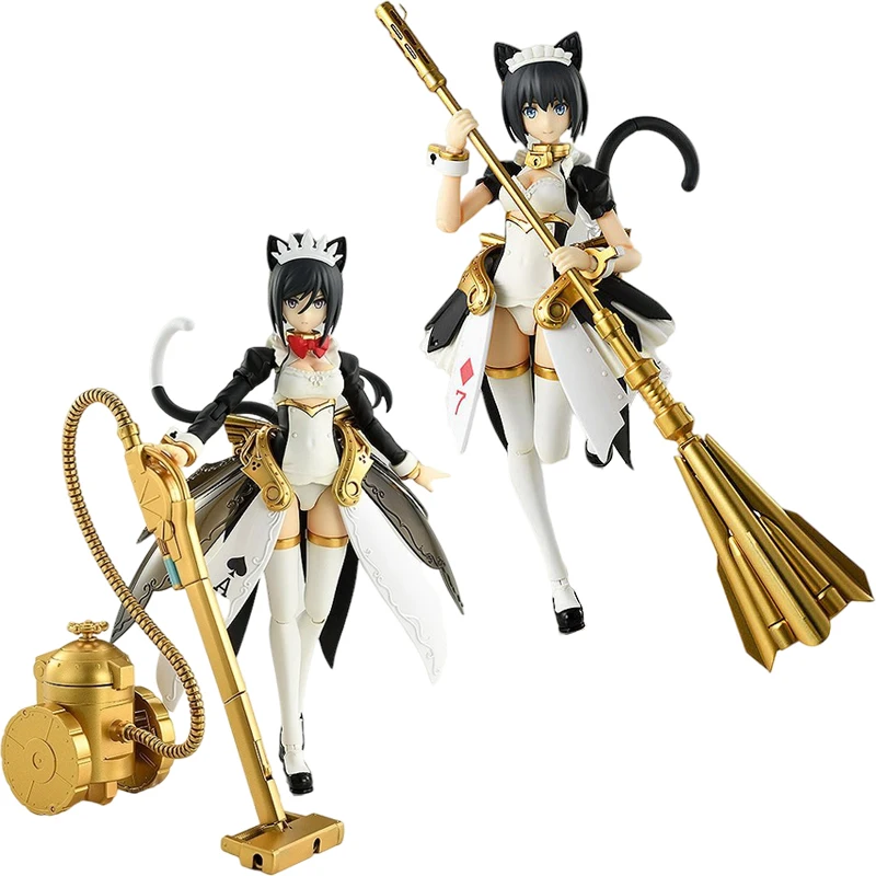 

100% Original Max Factory PLAMAX Guilty Princess GP-01 &GP-03 Sin Ji Meow Meow Cat Maid Robot Machine Girl Action Figure Toy