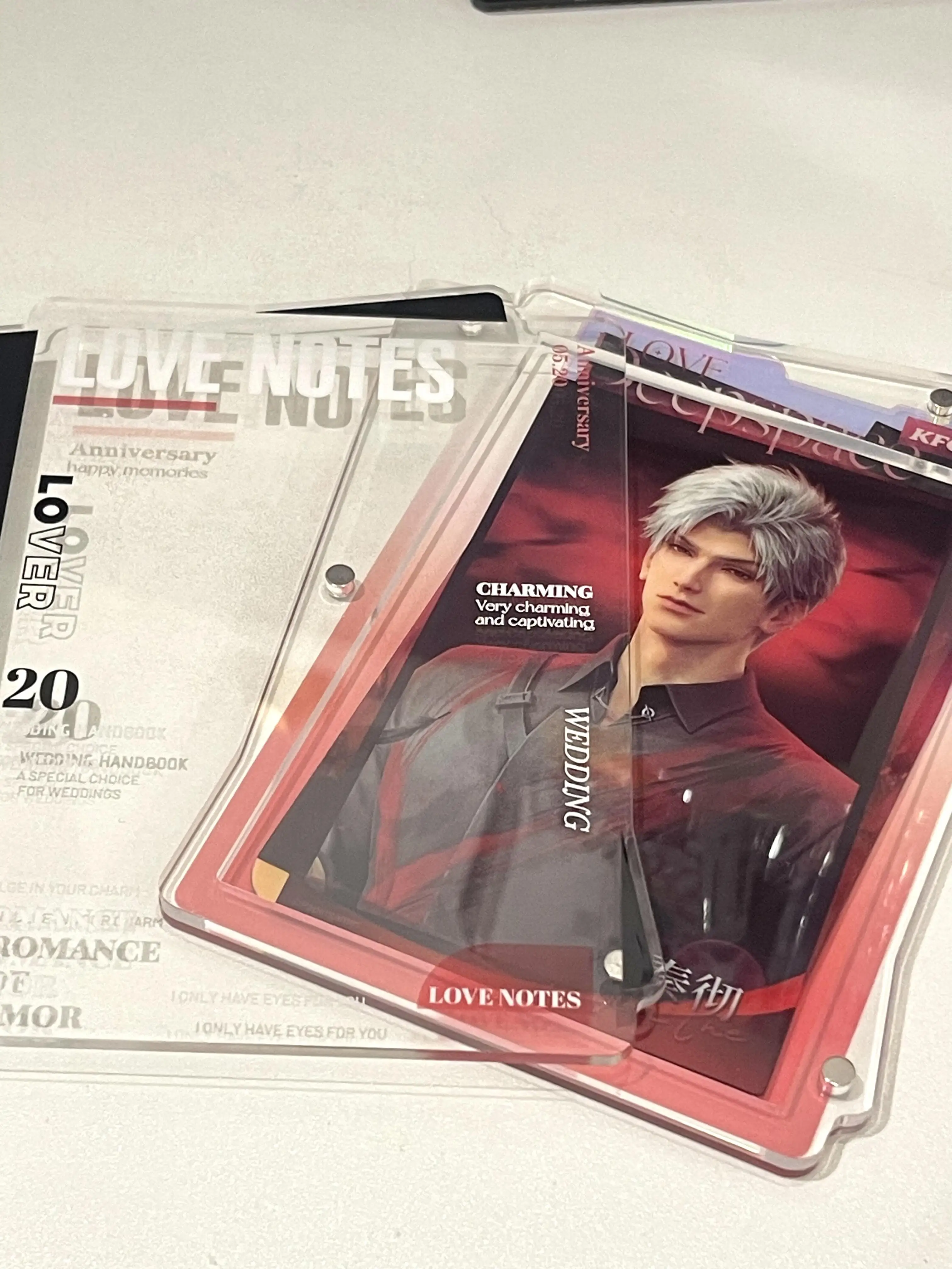 Фоторамка для хранения открыток из акрила с изображением фотографий