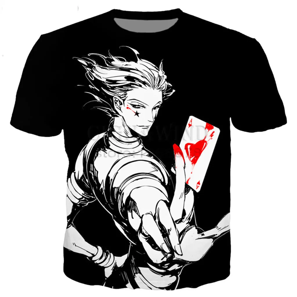 

New Classical Anim Hunter X Hunter T Shirt Men Women 3D Printed Novelty Fashion Tshirt Hip Hop Streetwear Casual Summer Tops
