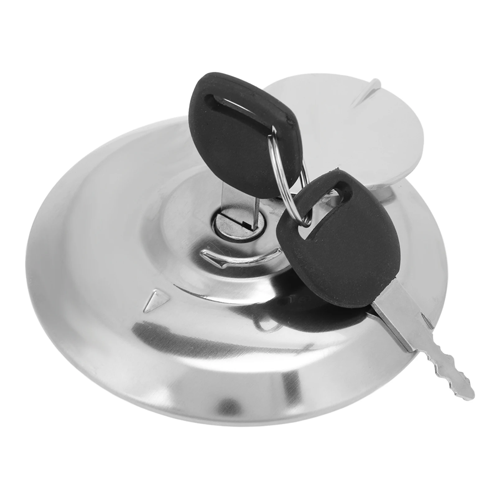 

Motorcycle Fuel Gas Tank Cap with Lock Keys Polished Chrome Replacement for CB1000C CB650 CB750 CM400