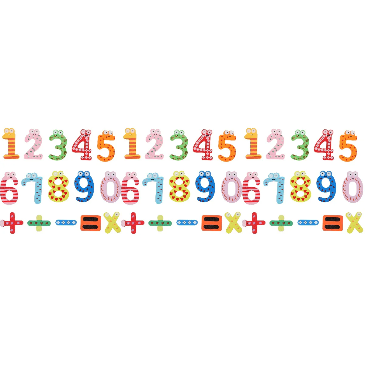 

Digital Fridge Magnets Kids Number Magnetic Numbers Whiteboard Wooden Toddlers 1-3