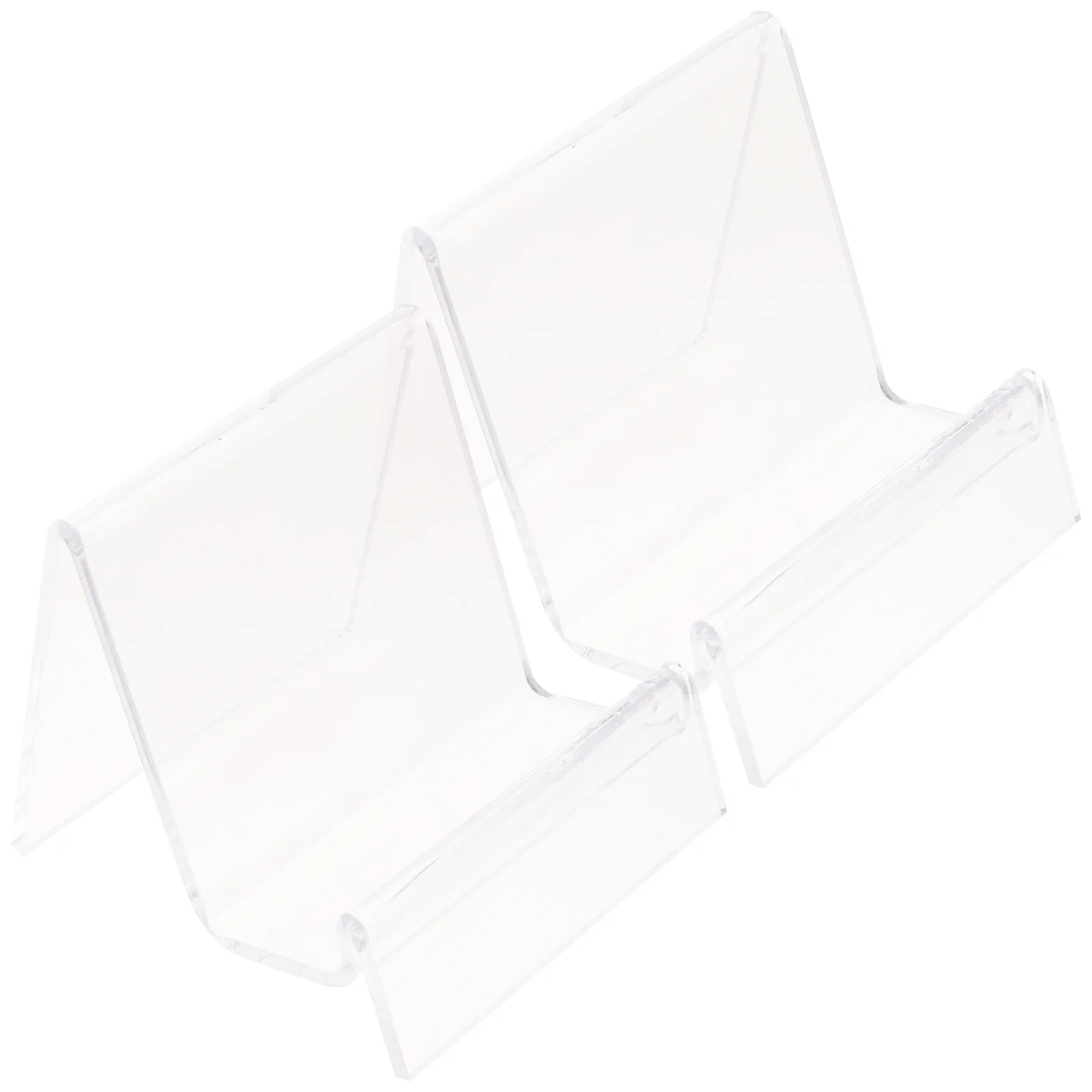 

Display Purse Rack Stand Wallet Organizer Holdershelf Acrylic Storage Stands Closet Bracket Layer Single Ornaments Clear Desktop