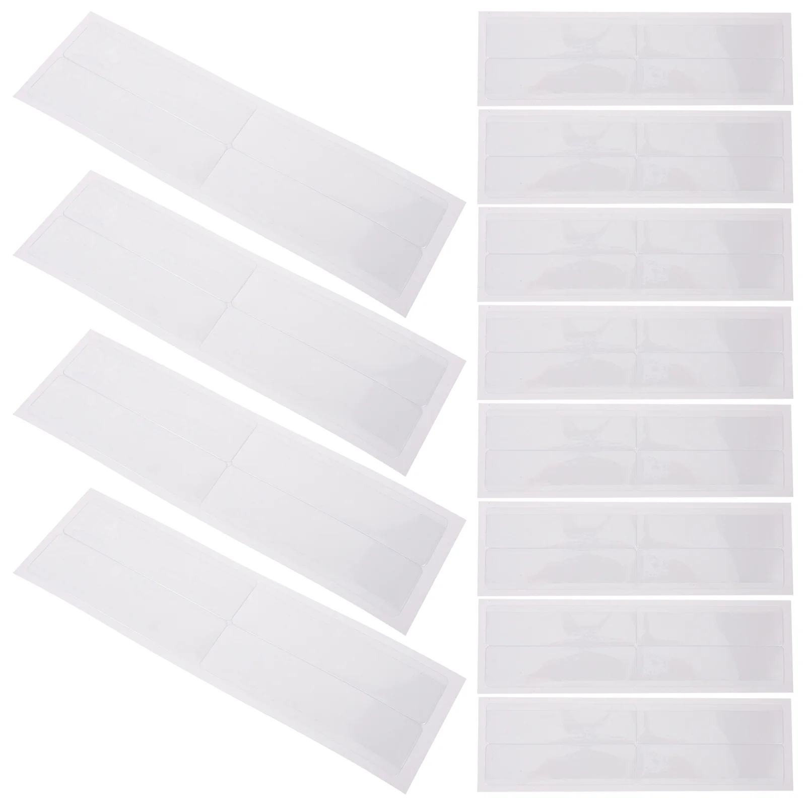 

Waterproof Stickers Label Holders Card Organizing Protective Case Adhesive Pockets Transparent Plastic Warehouse Self Business