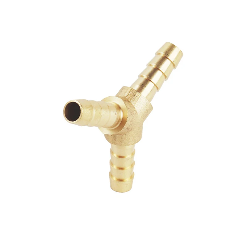 

1PC Brass Tee Connector Reducing Barb Pipe Fitting 2 3 4 Way Brass Connector For 6mm 8mm 10mm 12mm Hose Water Tube Fittings New