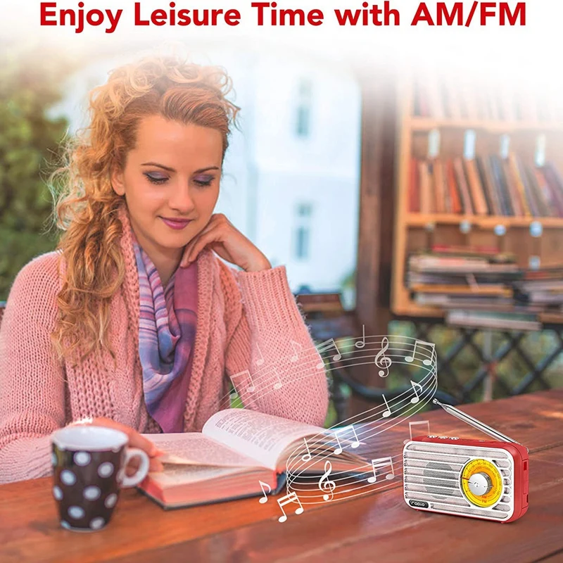 Лучшие предложения Ретро Радио AM/FM портативное радио с лучшим приемом разъем для