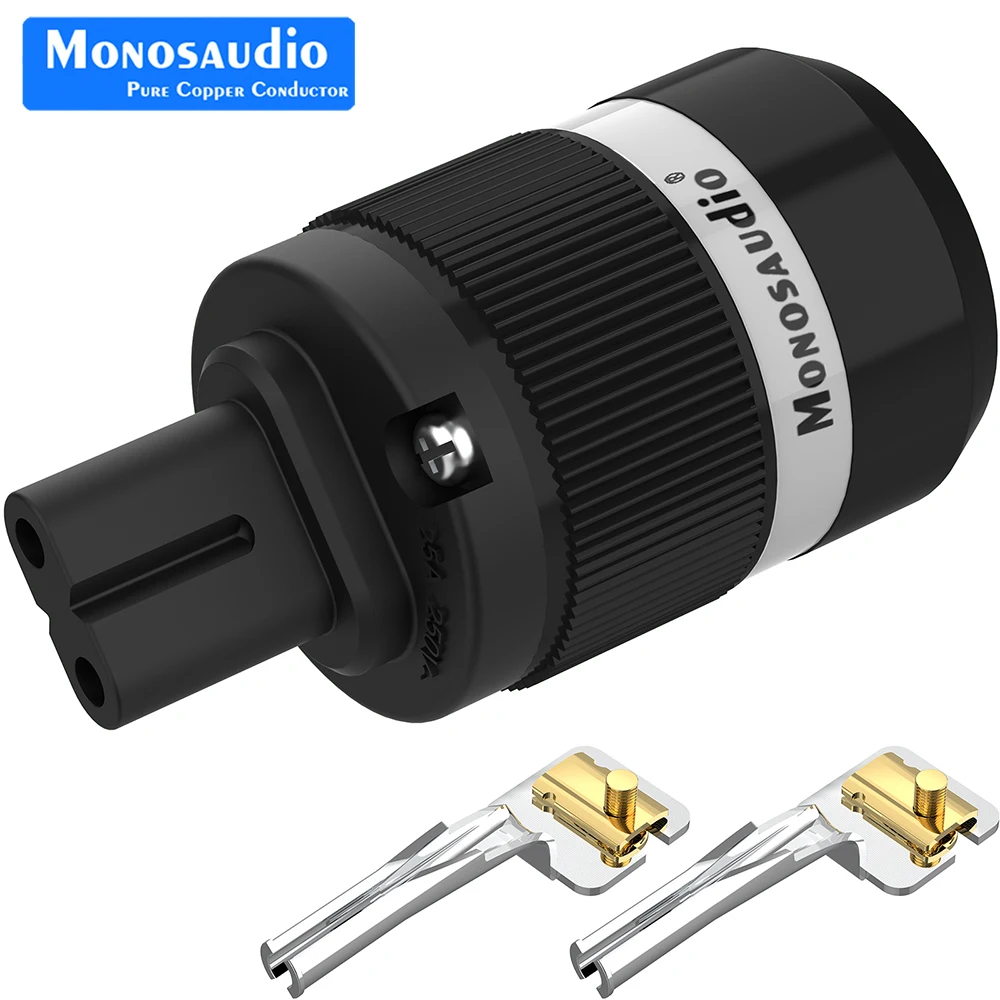 Высококлассный штекер Monosaudio F180/2/4/6 8 IEC гнездовой разъем из чистой меди с