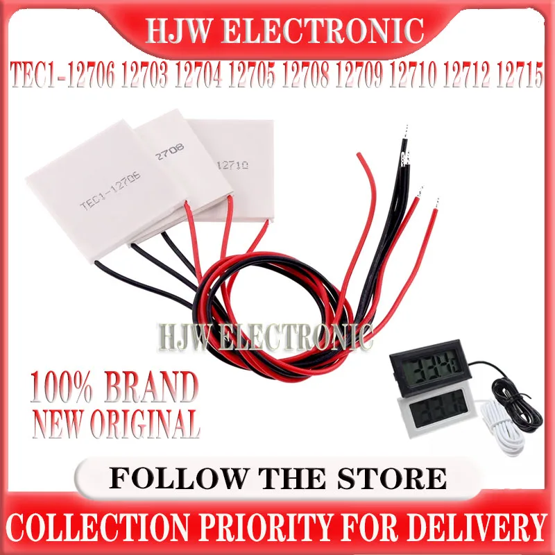 Tec1-12706 12703 12704 12705 12708 12709 12710 12712 12715 Термоэлектрический охладитель Пельтье 40*40 мм 12 В