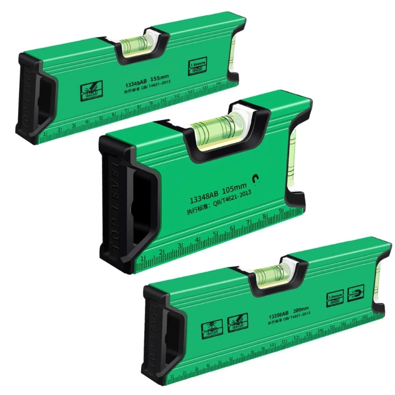 Карманный уровень Spirits Bubble Leveler с магнитным основанием Горизонтальная линейка