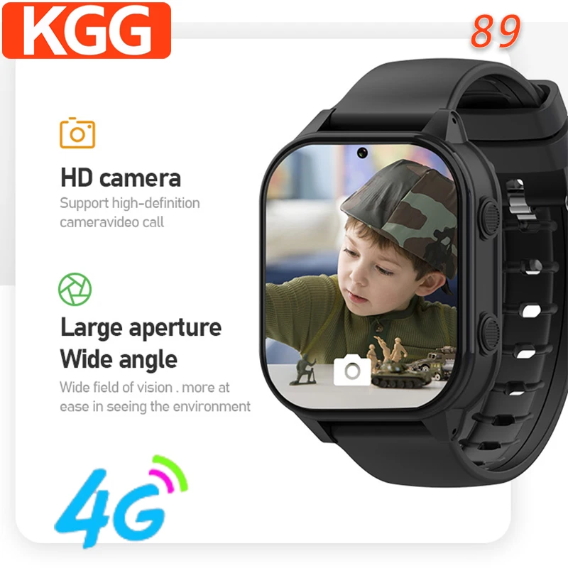 

Kids Smart Watch 4G 1GB+8GB GPS WIFI Video Call SOS IP67 Waterproof Child Smartwatch Camera Monitor Tracker Location Phone Watch