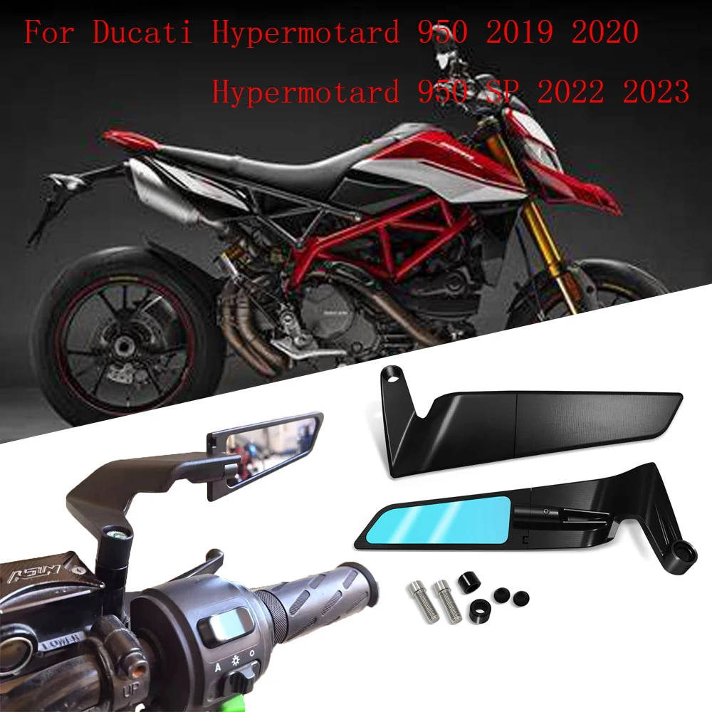 Для Ducati Hypermotard 950 2019 2020 S аксессуары для мотоциклов зеркало заднего вида