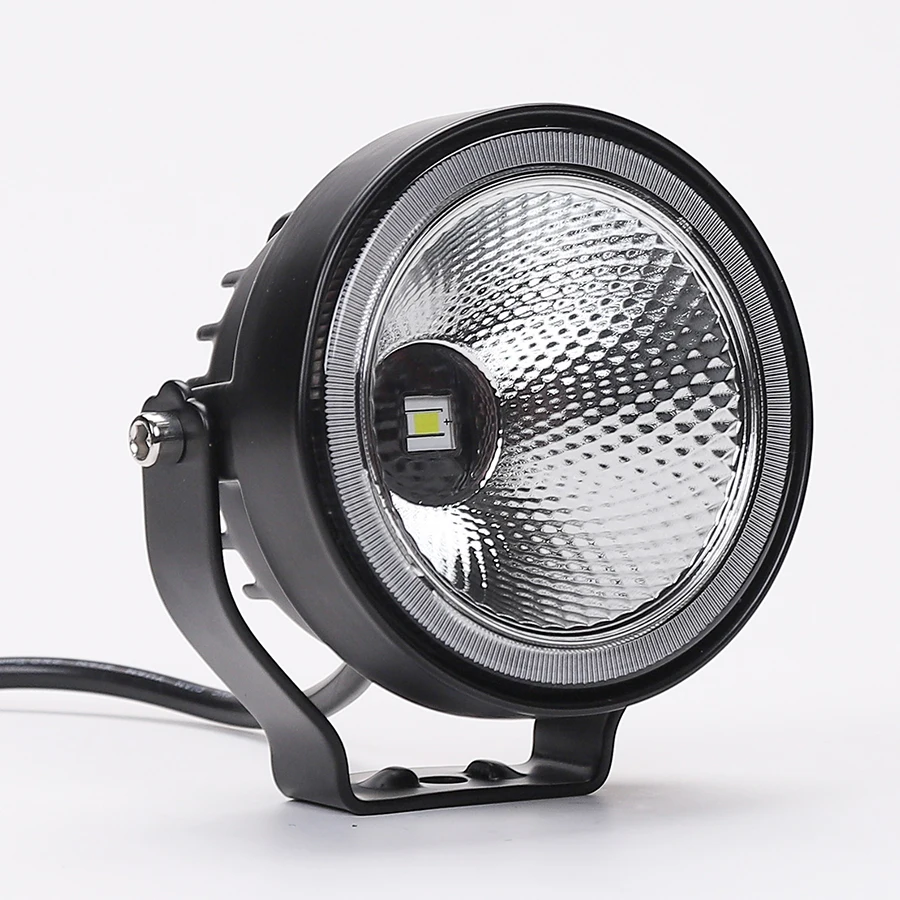 Супер яркий 4-дюймовый белый желтый светодиодный рабочий противотуманный фонарь для автомобиля, внедорожника, грузовика, квадроцикла, UTV 12-48 В