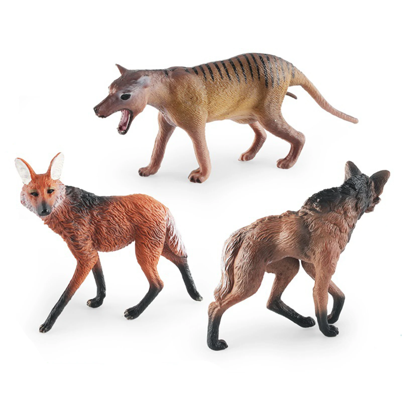 

3 шт./набор, модели игрушек «волк»