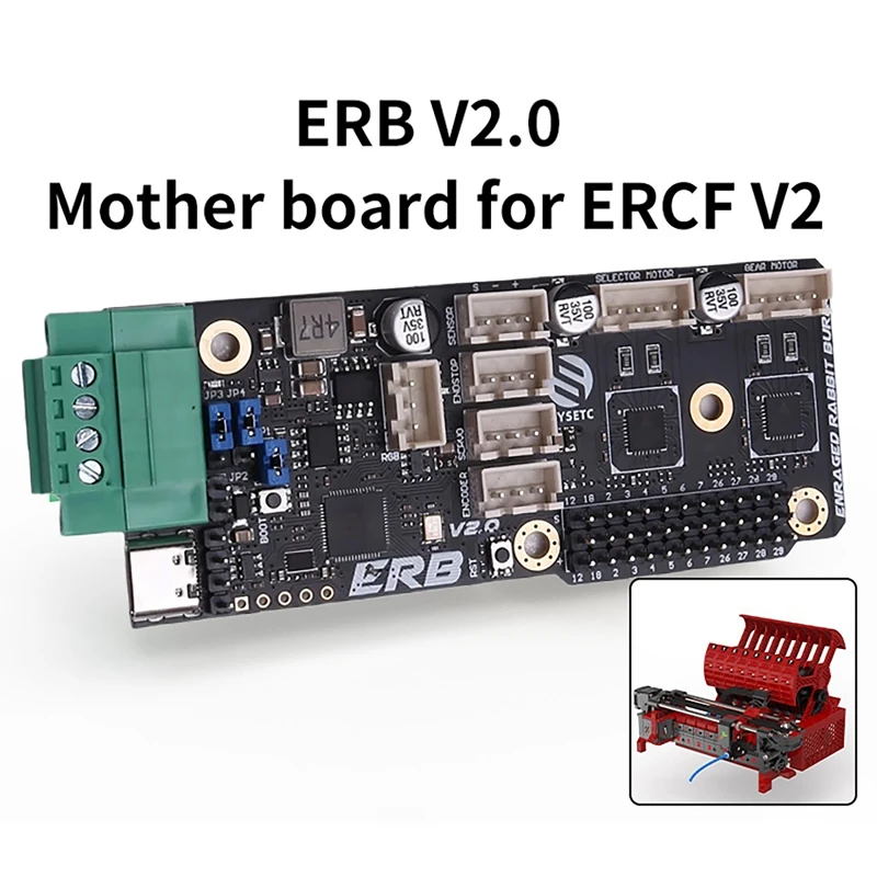 Материнская плата FYSETC ERB V2.0 бортовые драйверы Tmc2209 с интерфейсом CANBUS для Voron ERCF