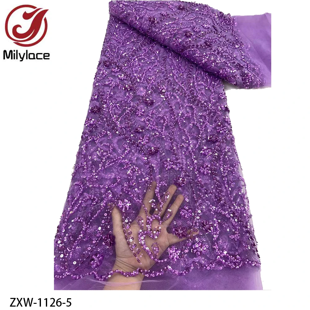 Французская сетка тюль с блестками свадебная кружевная ткань