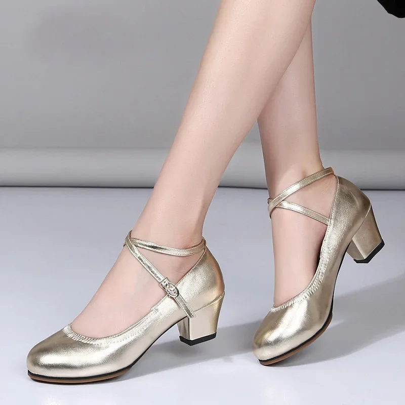 CEYANEAO латинские танцы женская обувь с круглым носком zapato baile latino mujer