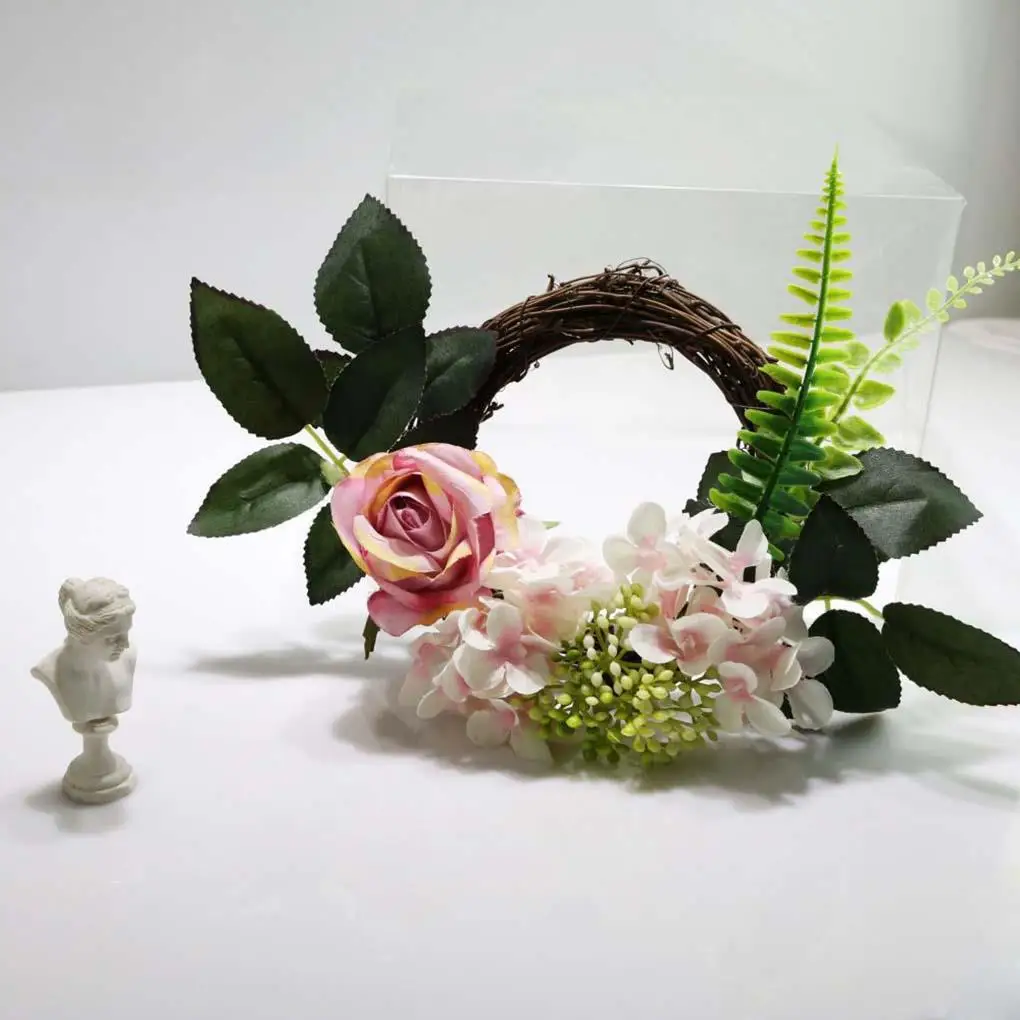 

Artificial Wreaths Door Hanging Decor Christmas Wreaths Simulation Floral Garland for Wedding Home Chirstmas Decoration
