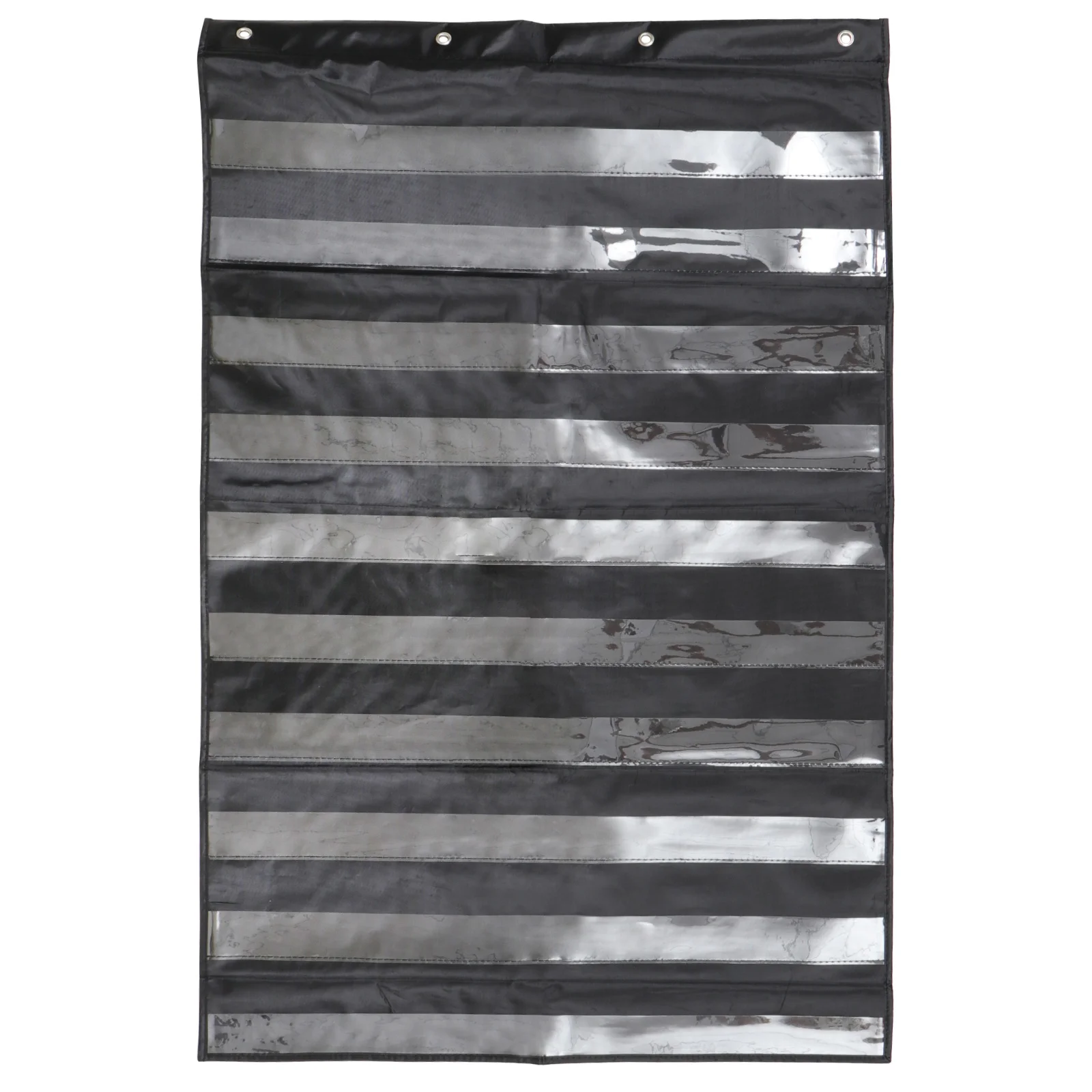 

1pc Transparent Pocket Charts Hanging Storage Bag Teaching Chart Pouch