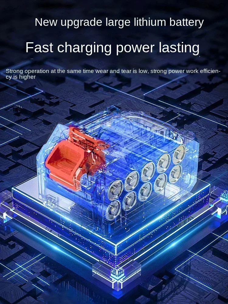 Легкий электрический масляный пистолет для тяжелого оборудования с литиевой