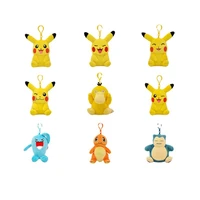 cute pok%c3%a9mon pendant pikachu little fire dragon plush doll keychain toy backpack decorations christmas gift for children