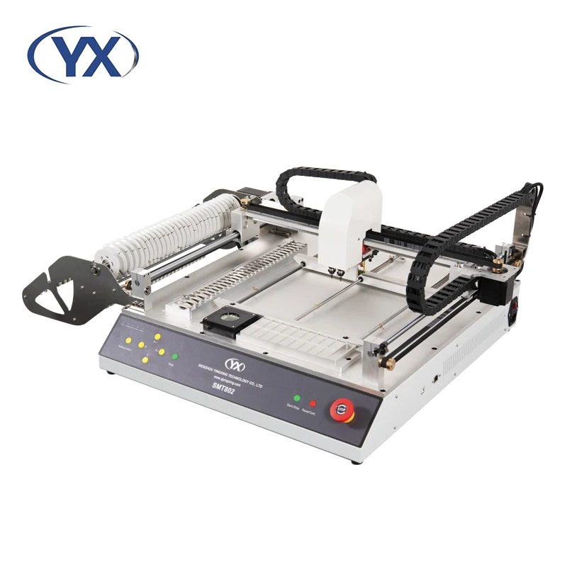 

High Speed SMT802A Led Light Mounting Chip Mounter PCB Board SMD SMT Machines Small Automatic Desktop Pick and Place Assembly
