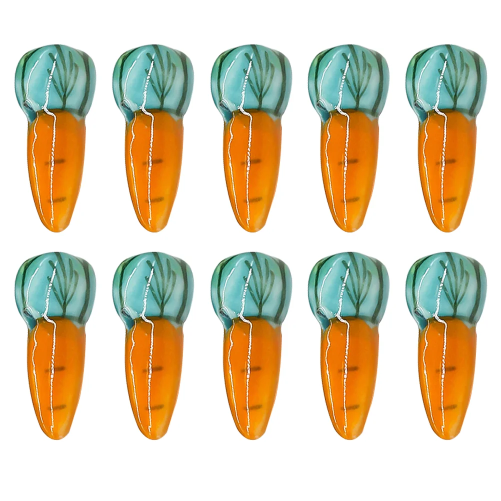 

Jewelry Carrot Easter Charms Craft Making Diy Beads Figurine Charm Accessory Ceramic Propaccessories Shape Mininature Decor