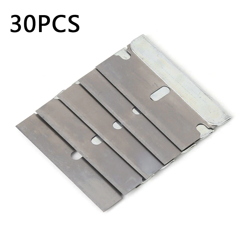 

Ceramic Glass Oven Window Tinting Razor Scraper Tool Stainless Steel Blades 40mm Double Edge Shaving Razor Blades Manual Shaver