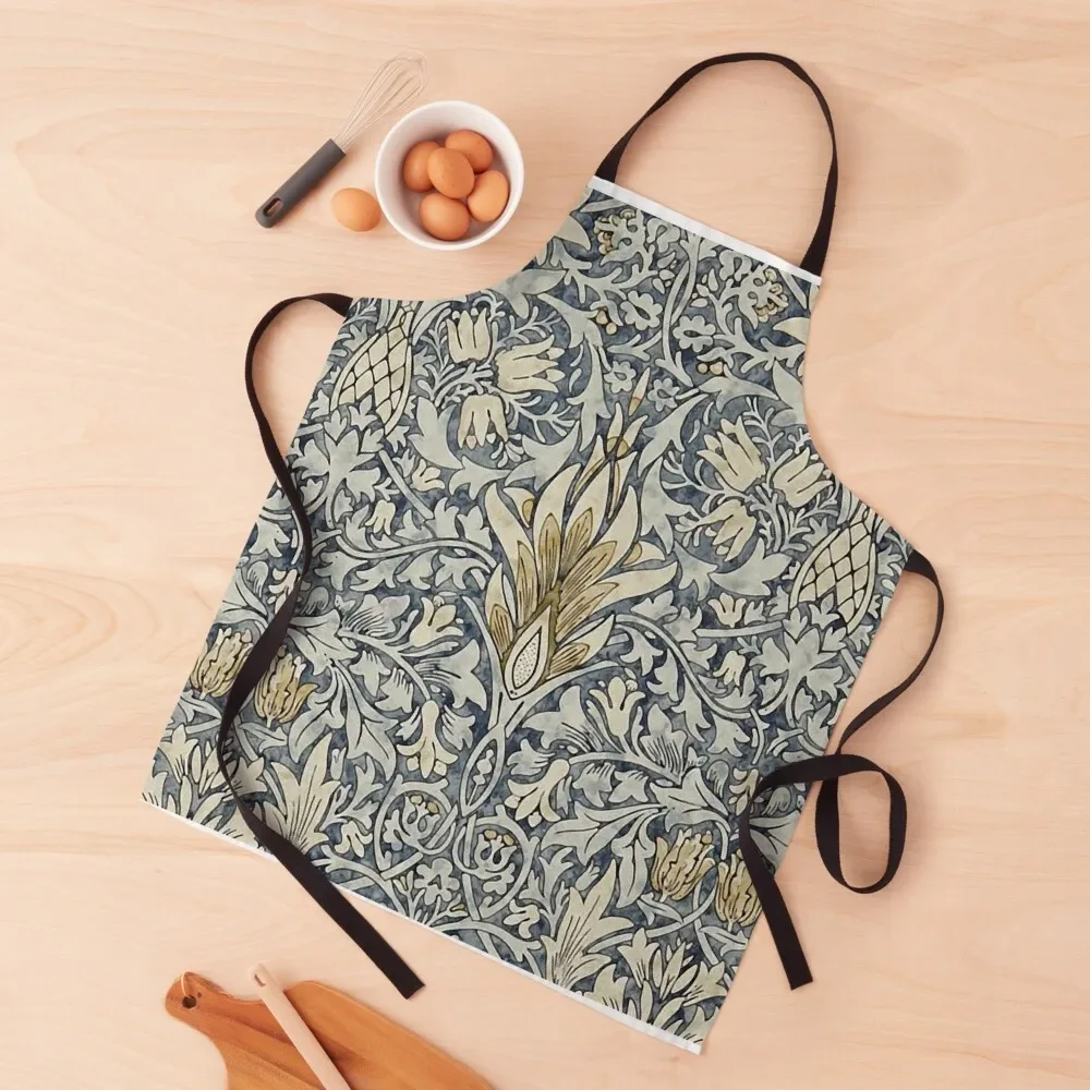 Фартук с узором Вильям Морриса и змеиной головы Рождественское украшение