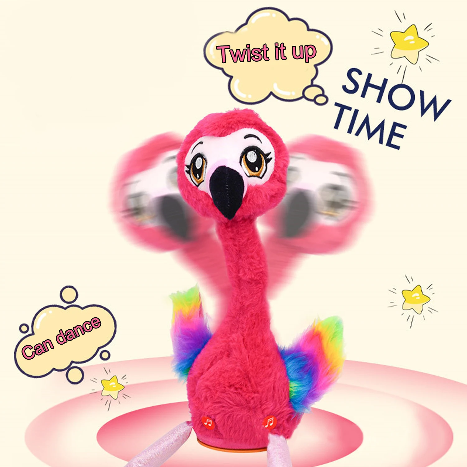 Интерактивный плюшевый танцующий животный 15 дюймов с 3 песнями включает в себя