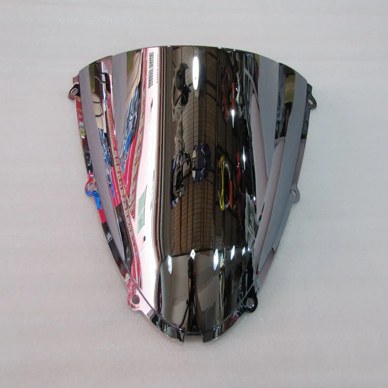 Фото 5-цветное лобовое стекло для Kawasaki NINJA ZX-6R 2005-2008/ZX-10R 2006-2007, ветровое стекло с двойным пузырьком, передние аксессуары для мотоциклов №4