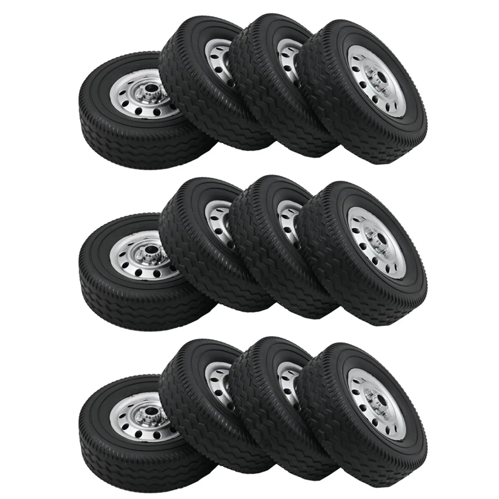 

12Pcs Wheel Tire Tyre For WPL D12 1/10 RC Truck Car DIY Upgrade Spare Parts Accessories